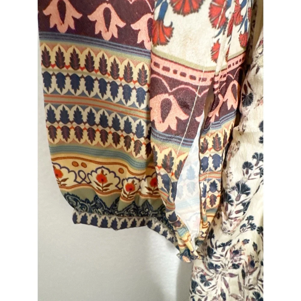 Bhanuni by Jyoti for Anthropologie Far Fields Embellished Midi Dress – Size 4